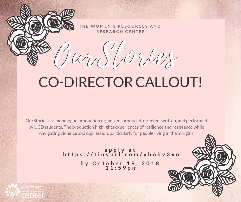 OurStories Call Out Flier