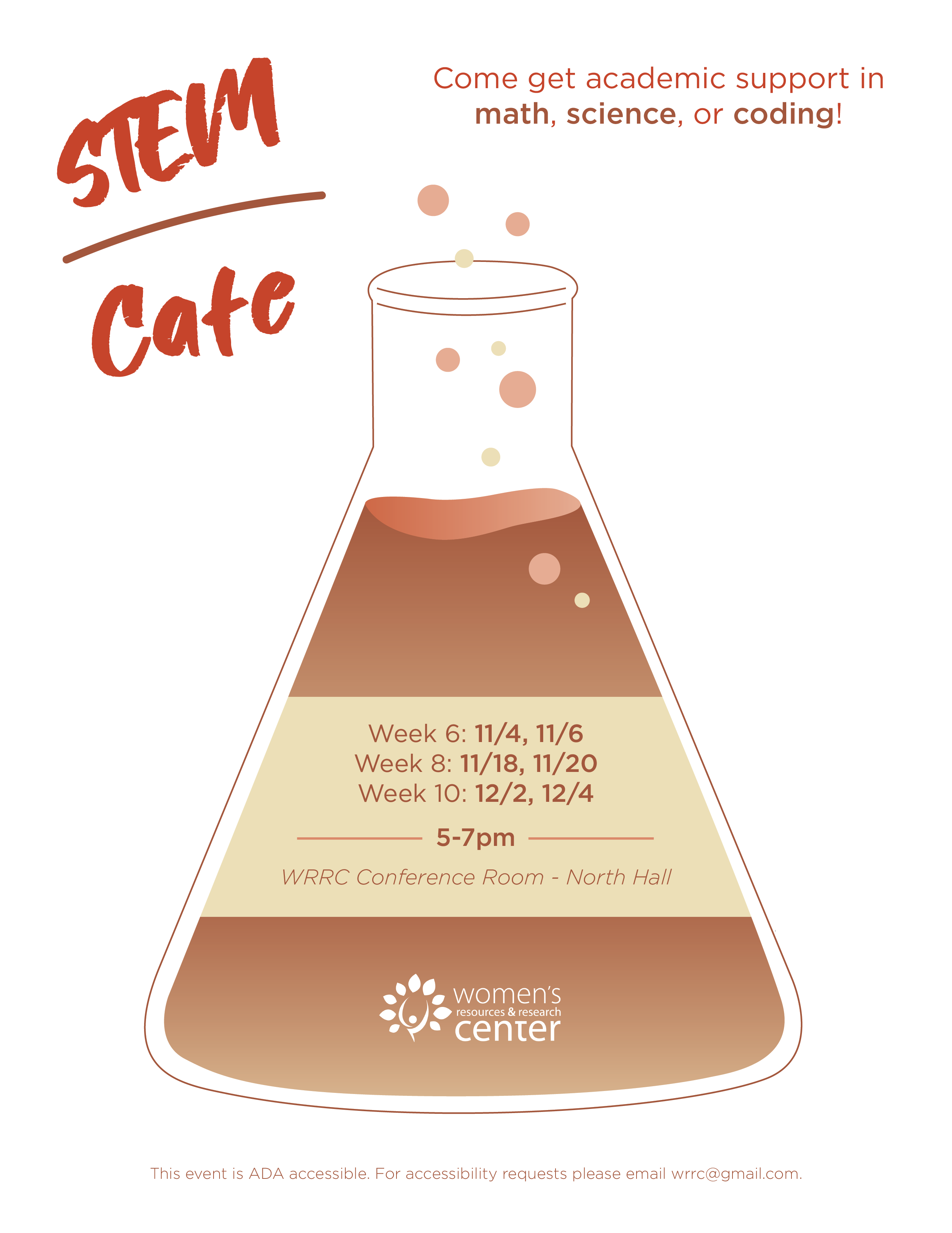 Fall 2019 STEM Cafe Flyer