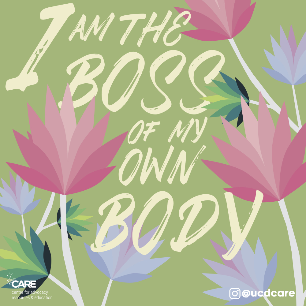 I am the boss of my own body
