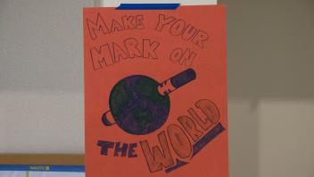 make your mark on the world poster