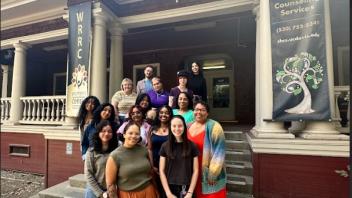WRRC Staff photo in front of North Hall